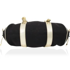 Versace Black Monogram Madonna Boston Bag For Women -Versace Official Website luxury women versace used handbags p26516 005