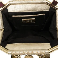 Versace Black Monogram Madonna Boston Bag For Women -Versace Official Website luxury women versace used handbags p26516 011