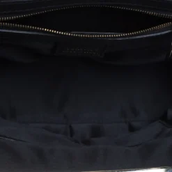 Versace Black Leather Frame Satchel For Women -Versace Official Website luxury women versace used handbags p266506 009
