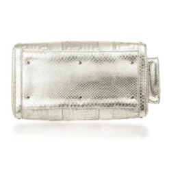 Versace Silver Quilted ‘Snap Out Of It’ Satchel For Women 21 Versace Silver Quilted ‘Snap Out Of It’ Satchel For Women -Versace Official Website luxury women versace used handbags p27501 005
