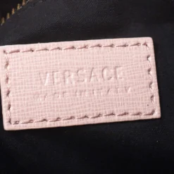 Versace Pink Leather Medusa Clutch For Women -Versace Official Website luxury women versace used handbags p277126 007