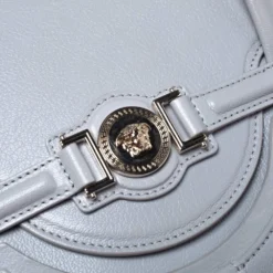 Versace Grey Leather Medusa Flap Tote For Women 15 Versace Grey Leather Medusa Flap Tote For Women -Versace Official Website luxury women versace used handbags p279669 009