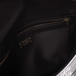 Versace Black Patent Leather Flap Shoulder Bag For Women 17 Versace Black Patent Leather Flap Shoulder Bag For Women -Versace Official Website luxury women versace used handbags p280723 011