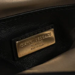 Versace Black Leather Tassel Medusa Shoulder Bag For Women -Versace Official Website luxury women versace used handbags p284768 012