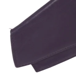 Versace Vintage Purple Leather Clutch For Women -Versace Official Website luxury women versace used handbags p28846 013