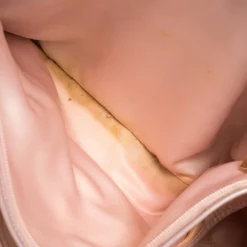 Versace Pearl Pink Leather Chain Shopper Tote For Women -Versace Official Website luxury women versace used handbags p292561 006