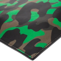 Versace Green Camouflage Leather Crossbody Bag For Women -Versace Official Website luxury women versace used handbags p292705 008