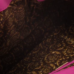 Versace Pink Leather Studded Tassel Vanitas Medea Shoulder Bag For Women -Versace Official Website luxury women versace used handbags p293390 002