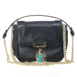 Versace Black Chain Mini Shoulder Bag For Women
