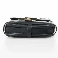 Versace Black Chain Mini Shoulder Bag For Women -Versace Official Website luxury women versace used handbags p29698 005