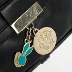 Versace Black Chain Mini Shoulder Bag For Women -Versace Official Website luxury women versace used handbags p29698 007