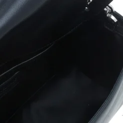 Versace Black Leather Studded Crystal Chain Shoulder Bag For Women -Versace Official Website luxury women versace used handbags p2994 0013