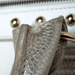 Versace White/Gold Signature Fabric And Leather Snap Out Of It Satchel For Women -Versace Official Website luxury women versace used handbags p306863 008