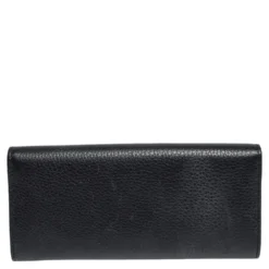 Versace Black Leather Medusa Continental Wallet For Women -Versace Official Website luxury women versace used handbags p307059 003