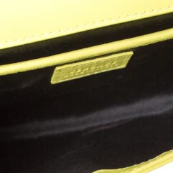 Versace Yellow Patent Leather Medusa Chain Clutch For Women 17 Versace Yellow Patent Leather Medusa Chain Clutch For Women -Versace Official Website luxury women versace used handbags p308768 010