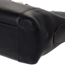 Versace Black Leather Medusa Medallion Bag For Women -Versace Official Website luxury women versace used handbags p309461 005