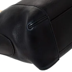 Versace Black Leather Medusa Medallion Bag For Women -Versace Official Website luxury women versace used handbags p309461 007