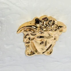 Versace White Leather Palazzo Medusa Camera Crossbody Bag For Women -Versace Official Website luxury women versace used handbags p322512 011