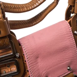 Versace Multicolor Pleated Leather Spike Studded Shoulder Bag For Women 22 Versace Multicolor Pleated Leather Spike Studded Shoulder Bag For Women -Versace Official Website luxury women versace used handbags p325568 011