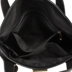 Versace Black Jacquard And Patent Shoulder Bag For Women 21 Versace Black Jacquard And Patent Shoulder Bag For Women -Versace Official Website luxury women versace used handbags p33062 010