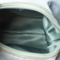 Versace Light Turquoise Signature Canvas And Leather Small Studded Hobo For Women -Versace Official Website luxury women versace used handbags p336048 013