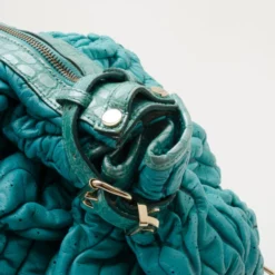 Versace Runway Large Croc And Raffia Darling Tote For Women -Versace Official Website luxury women versace used handbags p33834 011