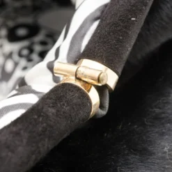 Versace Black Chinchilla Madonna Boston Bag For Women -Versace Official Website luxury women versace used handbags p34844 009