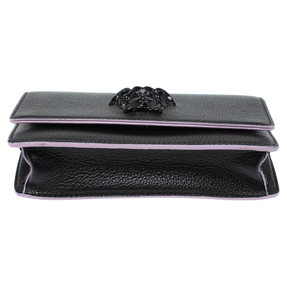 Versace Black Leather Palazzo Chain Shoulder Bag For Women 6 Versace Black Leather Palazzo Chain Shoulder Bag For Women - Image 6