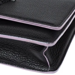 Versace Black Leather Palazzo Chain Shoulder Bag For Women 21 Versace Black Leather Palazzo Chain Shoulder Bag For Women -Versace Official Website luxury women versace used handbags p350625 002