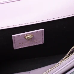 Versace Black Leather Palazzo Chain Shoulder Bag For Women 17 Versace Black Leather Palazzo Chain Shoulder Bag For Women -Versace Official Website luxury women versace used handbags p350625 005