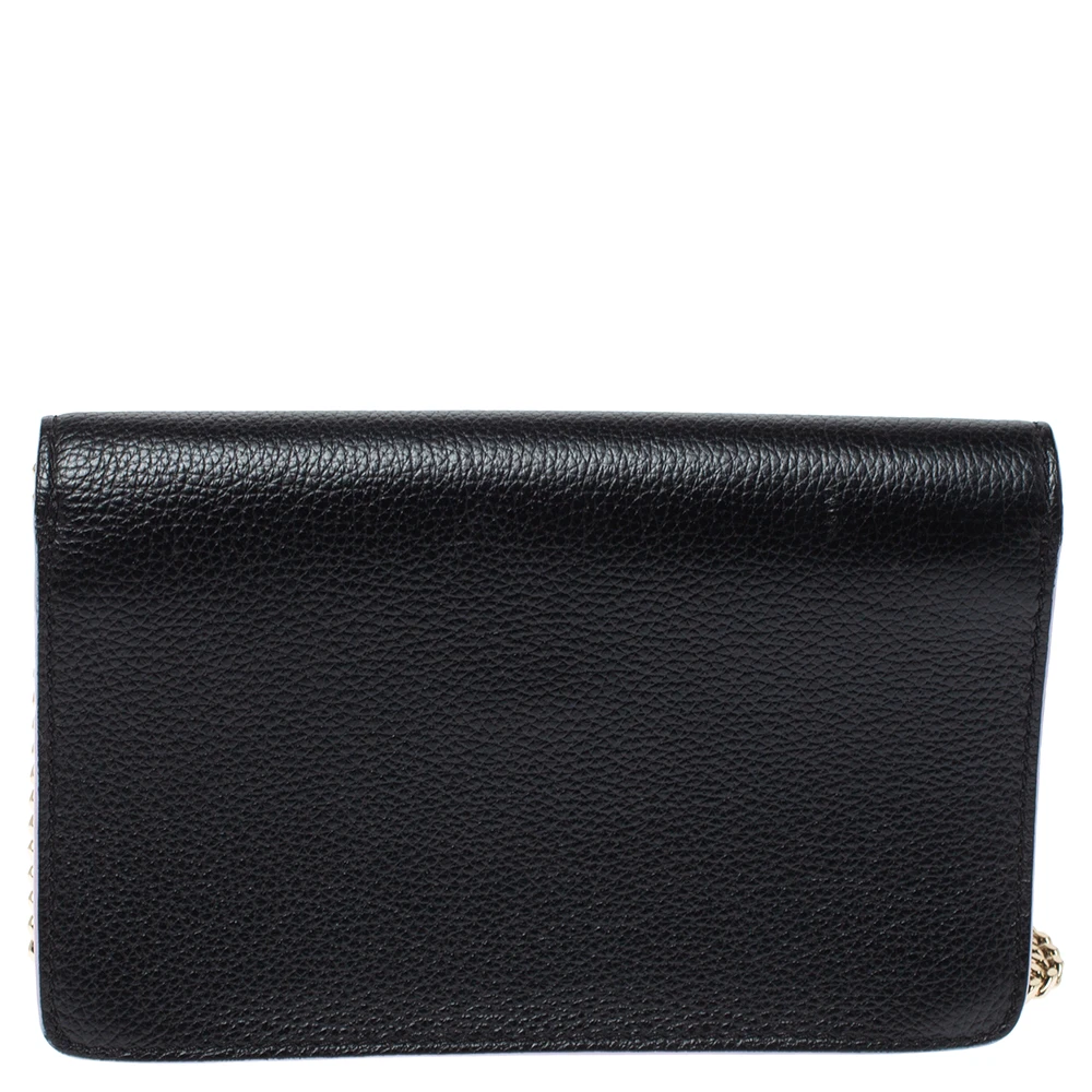 Versace Black Leather Palazzo Chain Shoulder Bag For Women 4 Versace Black Leather Palazzo Chain Shoulder Bag For Women - Image 4