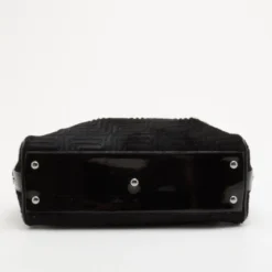 Gianni Versace Pony Hair Framed Patterned Hobo For Women -Versace Official Website luxury women versace used handbags p35078 0005