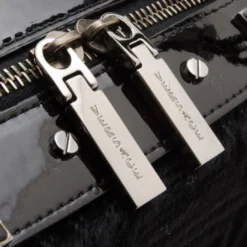 Gianni Versace Pony Hair Framed Patterned Hobo For Women -Versace Official Website luxury women versace used handbags p35078 0009