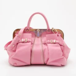 Versace 'Reve - Mini' Framed Leather Satchel For Women