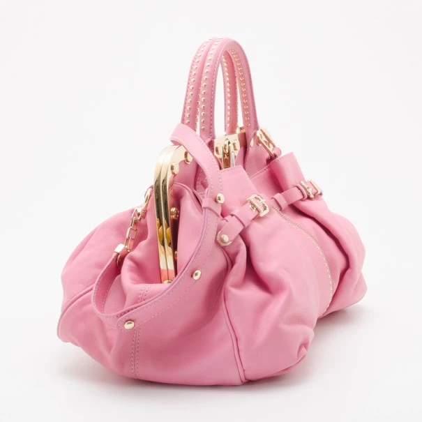 Versace 'Reve - Mini' Framed Leather Satchel For Women 4 Versace 'Reve - Mini' Framed Leather Satchel For Women - Image 4