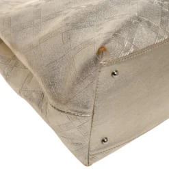 Versace Metallic Gold Leather Tote For Women -Versace Official Website luxury women versace used handbags p359854 004