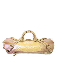 Versace Tricolor Glazed Python Canyon Top Handle Bag For Women 14 Versace Tricolor Glazed Python Canyon Top Handle Bag For Women -Versace Official Website luxury women versace used handbags p363318 004