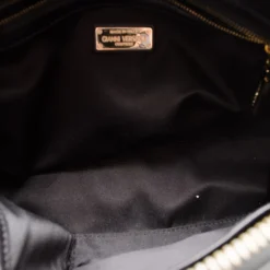 Versace Black Quilted 'Snap Out Of It' Satchel For Women -Versace Official Website luxury women versace used handbags p36876 006