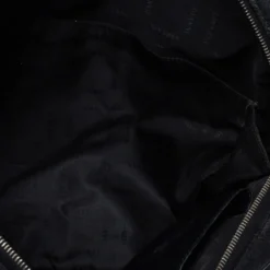 Versace Black Monogram Canvas And Leather Laptop Bag For Women -Versace Official Website luxury women versace used handbags p373271 001