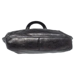 Versace Black Patent And Leather Hit Satchel For Women -Versace Official Website luxury women versace used handbags p373283 009