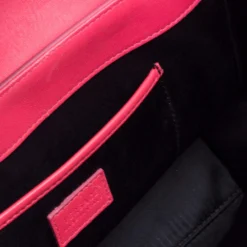 Versace Neon Pink Patent Leather Medusa Medallion Tote For Women -Versace Official Website luxury women versace used handbags p374974 007