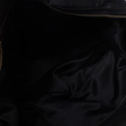 Versace Black Fabric And Patent Leather Medusa Logo Tote For Women -Versace Official Website luxury women versace used handbags p375035 002