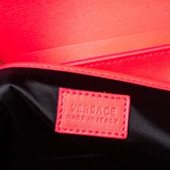 Versace Pink Patent Leather Medusa Medallion Tote For Women -Versace Official Website luxury women versace used handbags p375533 003