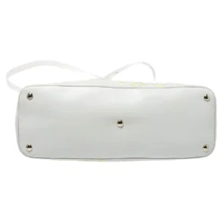 Versace White Barocco Quilted Leather Athena Vanitas Satchel For Women -Versace Official Website luxury women versace used handbags p375770 009