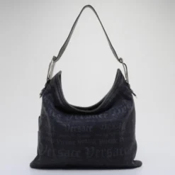 Versace Denim Shoulder Bag For Women 10 Versace Denim Shoulder Bag For Women -Versace Official Website luxury women versace used handbags p37998 003
