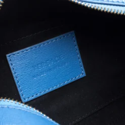 Versace Blue Leather Palazzo Medusa Camera Crossbody Bag For Women -Versace Official Website luxury women versace used handbags p387048 012