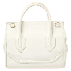 Versace White Leather Palazzo Empire Tote For Women -Versace Official Website luxury women versace used handbags p388780 011