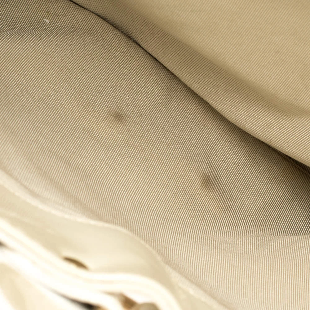 Versace White/Ivory Patent And Leather Cutout Tote For Women 14 Versace White/Ivory Patent And Leather Cutout Tote For Women - Image 14