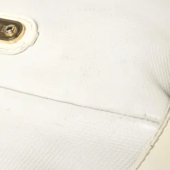 Versace White/Ivory Patent And Leather Cutout Tote For Women 28 Versace White/Ivory Patent And Leather Cutout Tote For Women -Versace Official Website luxury women versace used handbags p390069 005