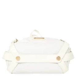 Versace White/Ivory Patent And Leather Cutout Tote For Women 30 Versace White/Ivory Patent And Leather Cutout Tote For Women -Versace Official Website luxury women versace used handbags p390069 015